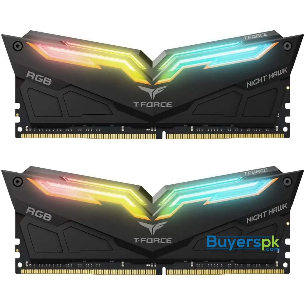 Teamgroup T-force Nighthawk Rgb Ddr4 3200mhz 16gb (8gbx2) (tf1d416g3200hc16cdc01) Ram - RAM Price in Pakistan Teamgroup T-force Nighthawk Rgb Ddr4 3200mhz 16gb (8gbx2) (tf1d416g3200hc16cdc01) Ram - RAM Price in Pakistan
